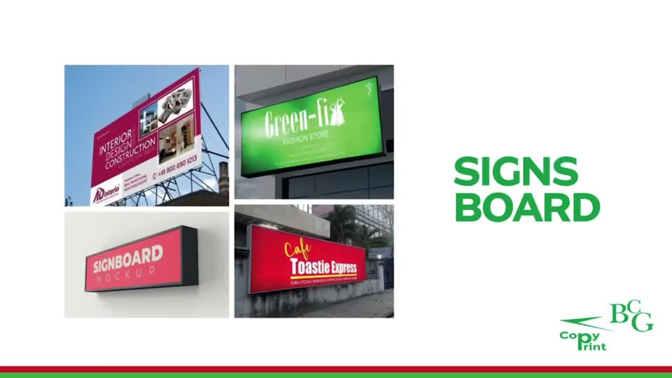 BCG Copy and Print services